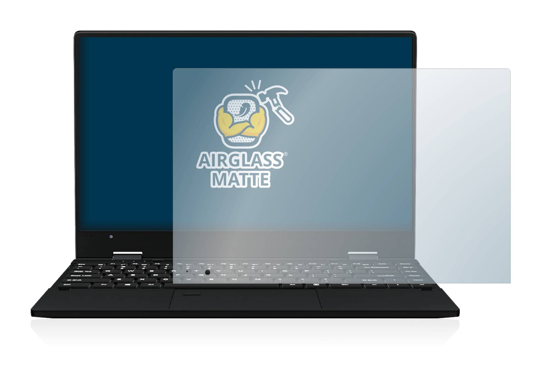 BROTECT AirGlass Matte Schutzglas Folie für KUU Flexone 2-in-1 14.1