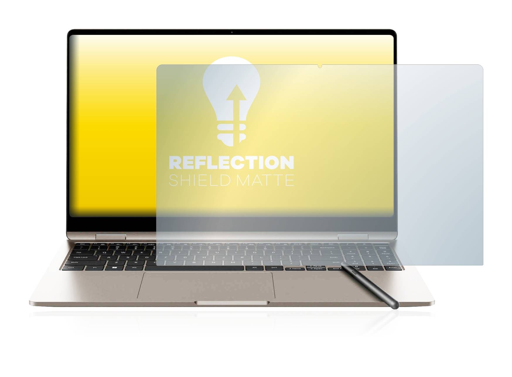 upscreen Schutzfolie für Samsung Galaxy Book3 360 15.6" Folie Matt Entspiegelt Anti-Reflex