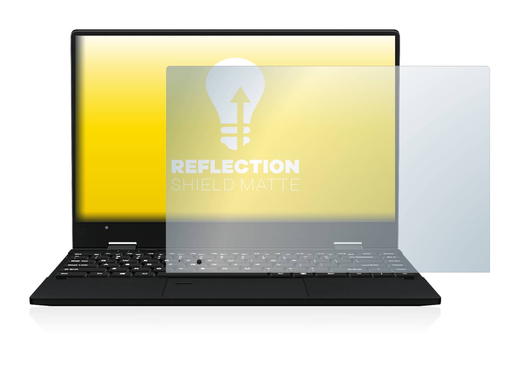 upscreen Reflection Shield Matte Premium Displayschutzfolie für KUU Flexone 2-in-1 14.1