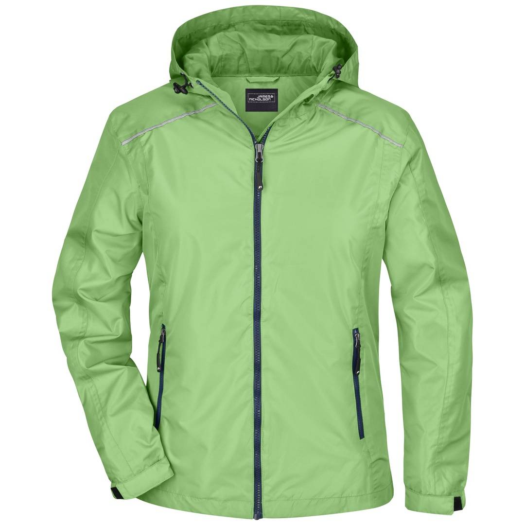 James & Nicholson Sportliche, funktionale Outdoorjacke Damen JN1117 Gr. S spring-green/navy