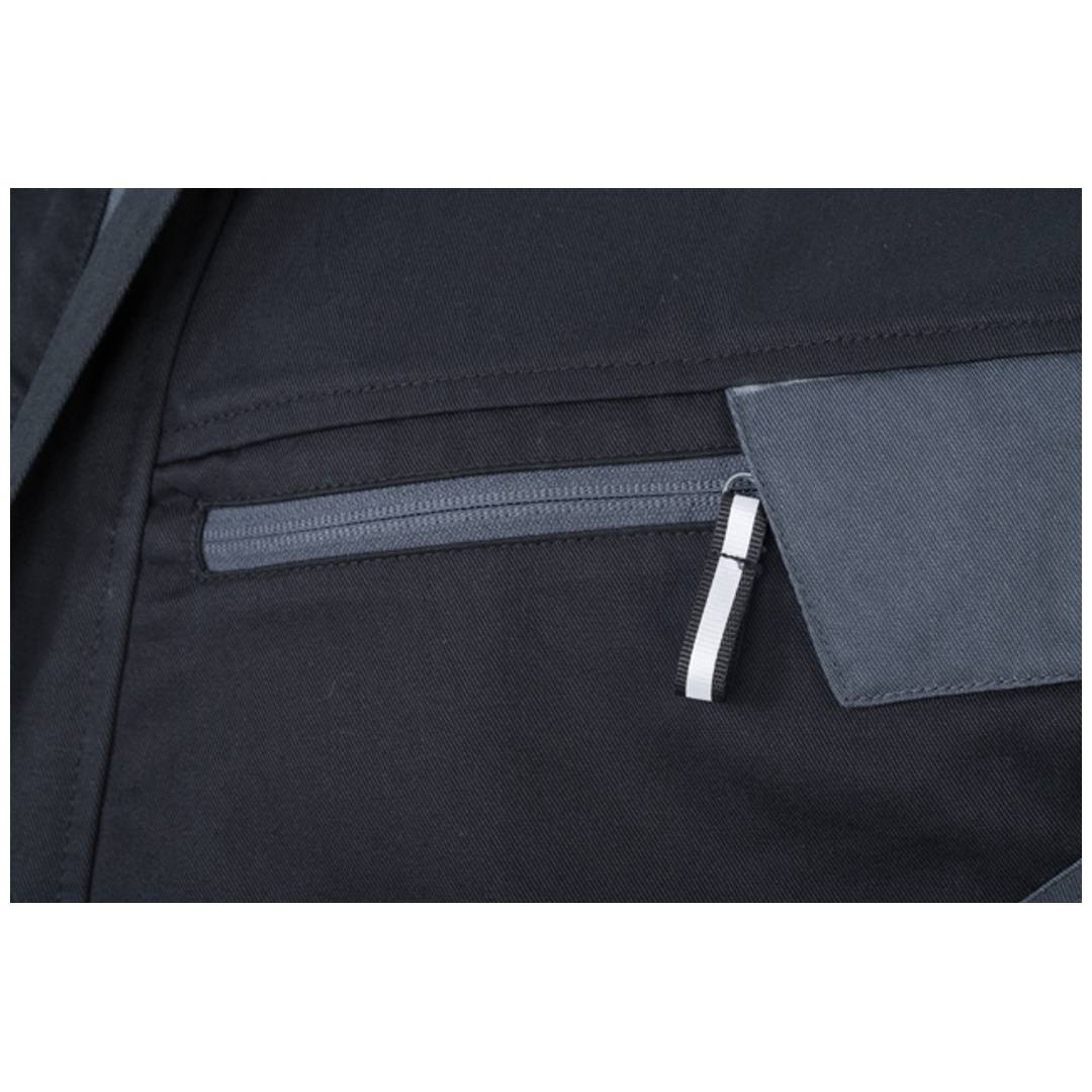 James & Nicholson Arbeitsjacke JN821 Gr. XL beige/schwarz