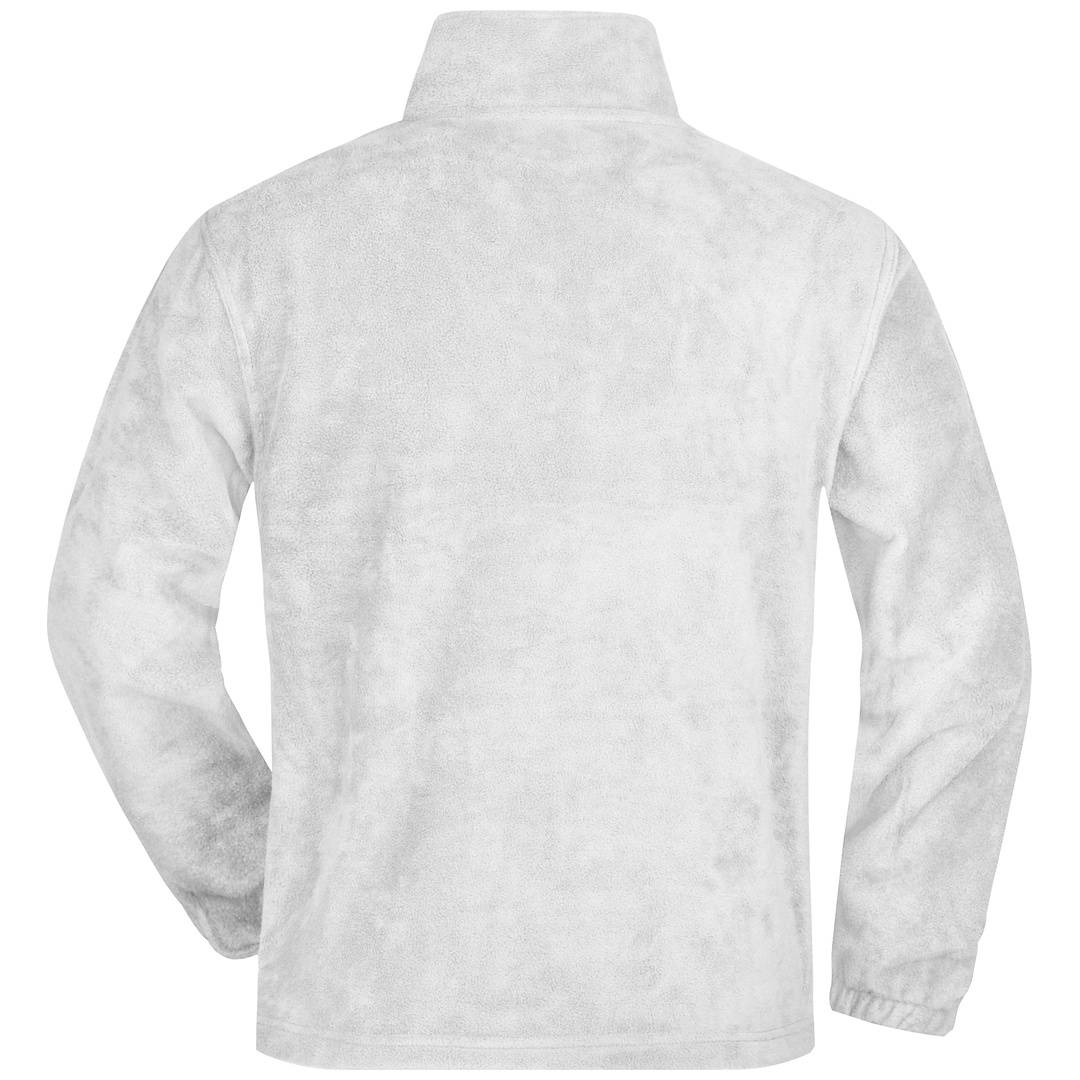 James & Nicholson Sweatshirt in schwerer Fleece-Qualität JN043 Gr. L white