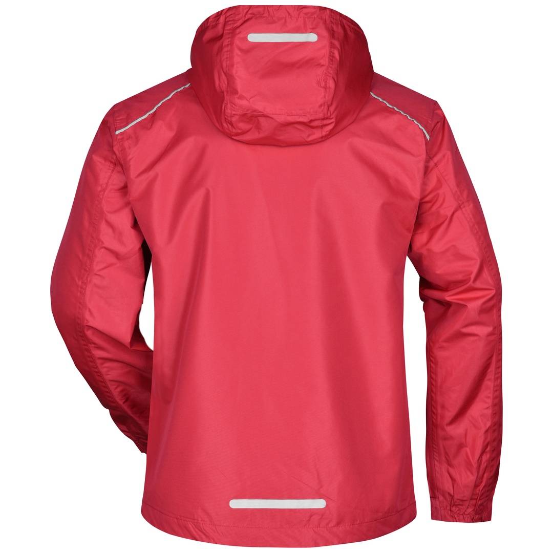 James & Nicholson Sportliche, funktionale Outdoorjacke Herren JN1118 Gr. M red/black