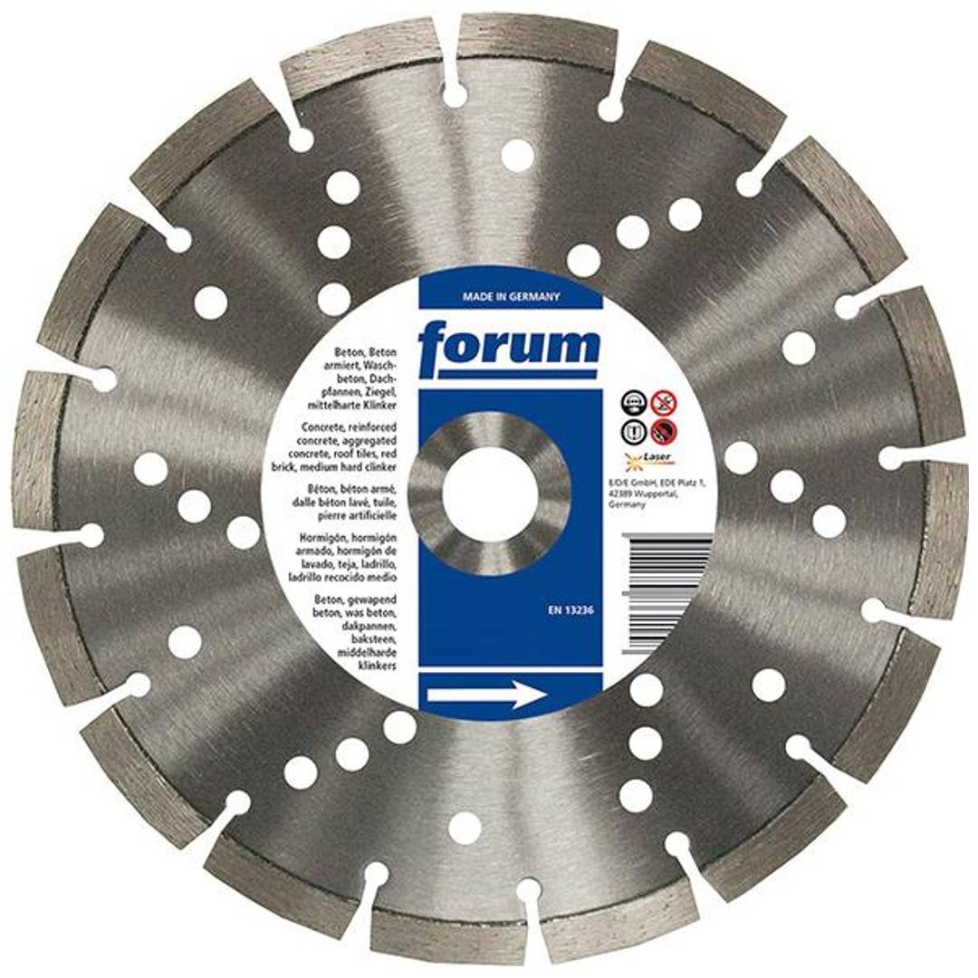 Forum Diamant-Trennscheibe lasergeschweißt 230 x 22,2 x 2,6 mm