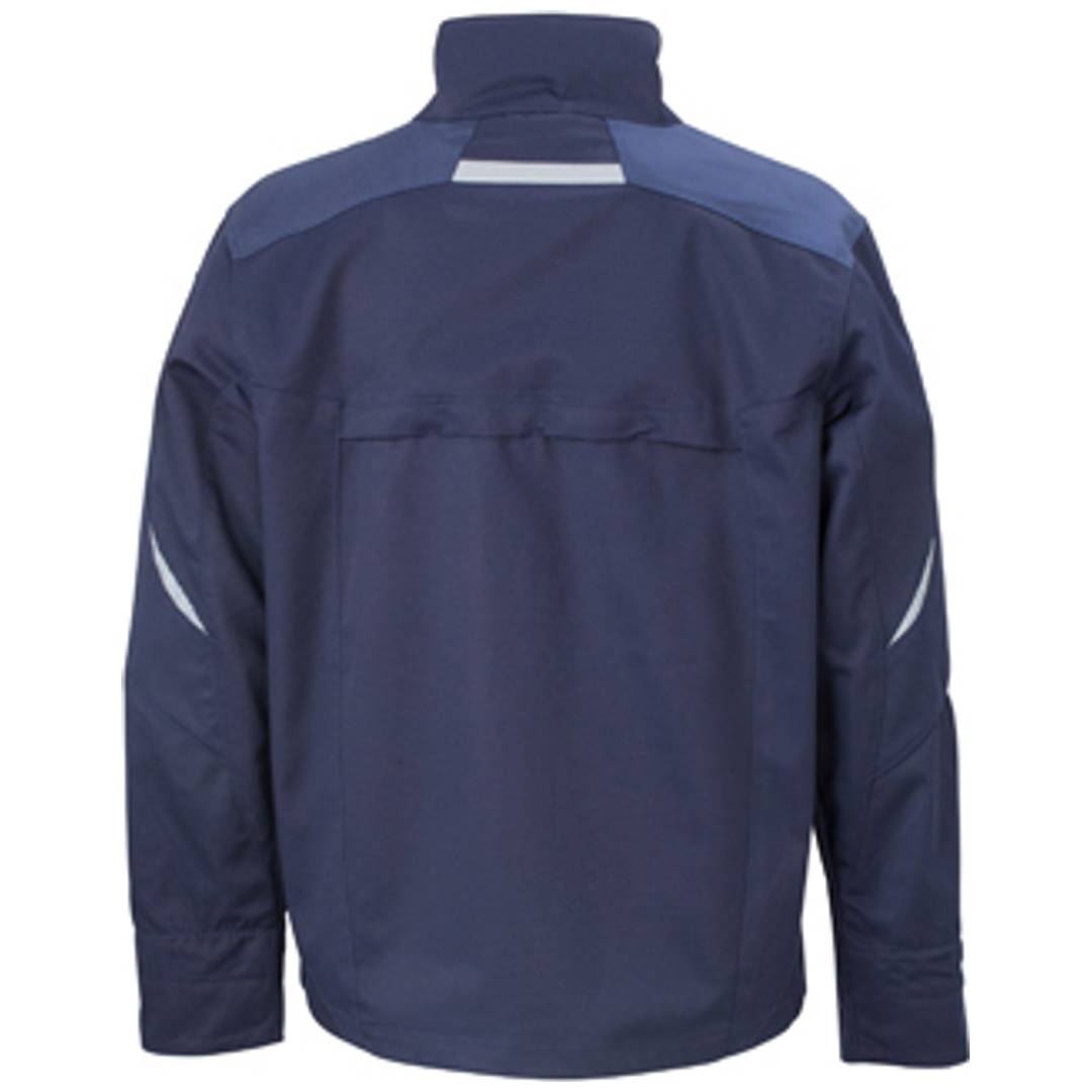 James & Nicholson Arbeitsjacke JN821 Gr. L navy/navy