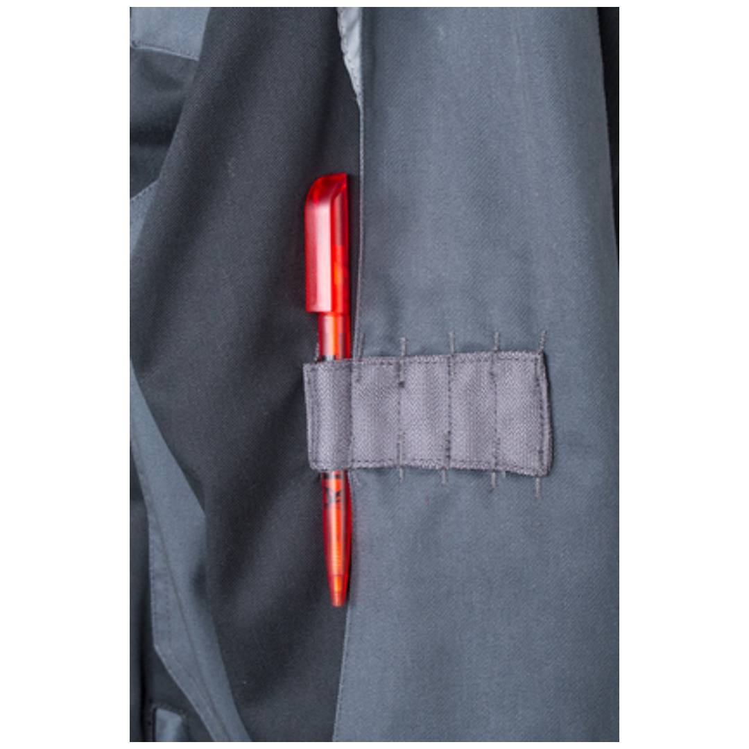 James & Nicholson Arbeitsjacke JN821 Gr. XL grau/schwarz