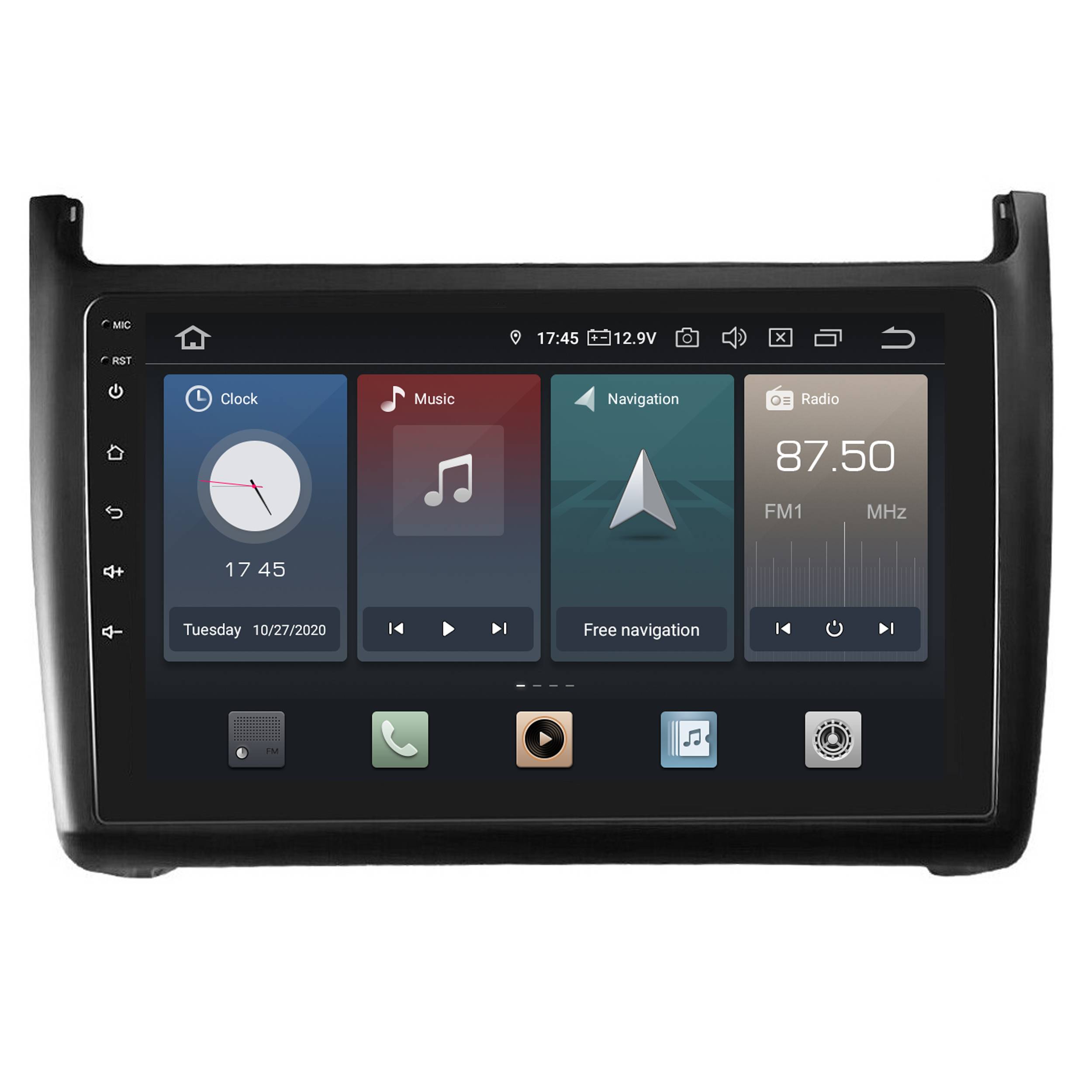 Für Volkswagen Polo V 6C 6R 9" Touchscreen Android Autoradio GPS Navi CarPlay