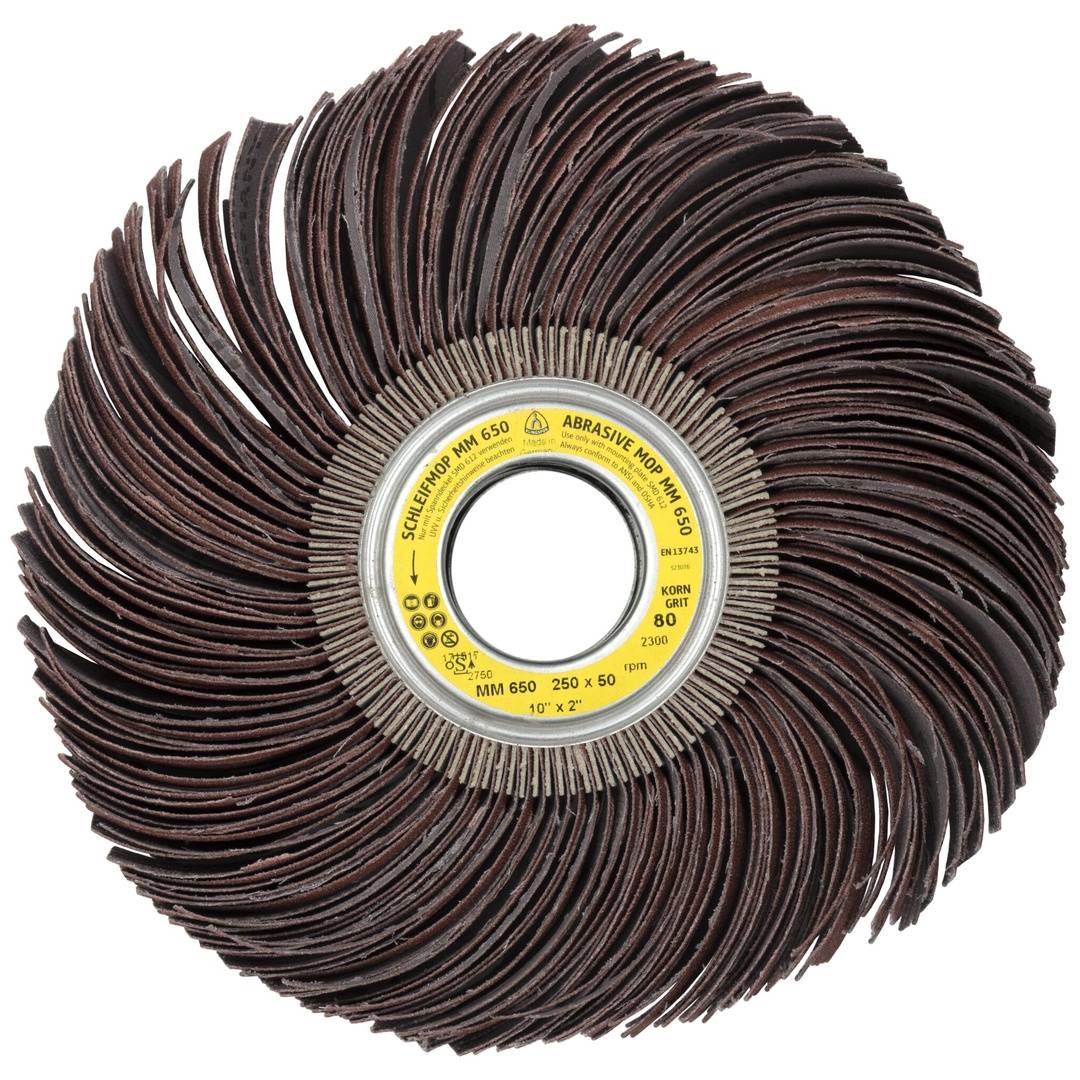 2482 MM 650 Schleifmopräder LS 309 JF, 250 x 50 x 43,1 mm Korn 180 Durchmesser 2