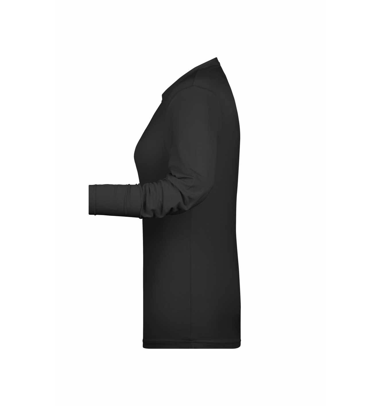 James & Nicholson Langarmshirt Damen JN054 Gr. S black