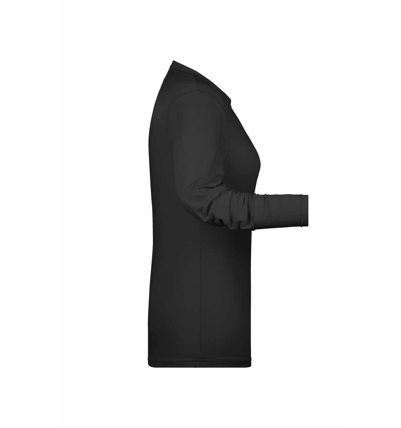 James & Nicholson Langarmshirt Damen JN054 Gr. S black
