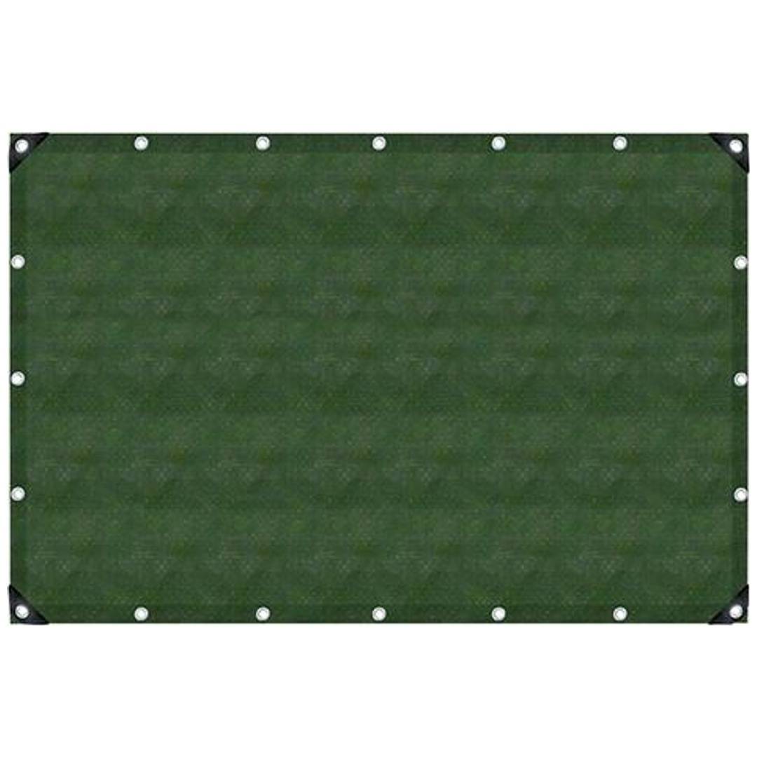 Gewebeplane oliv 4x5m UV-stabilis. Ösen 50 cm