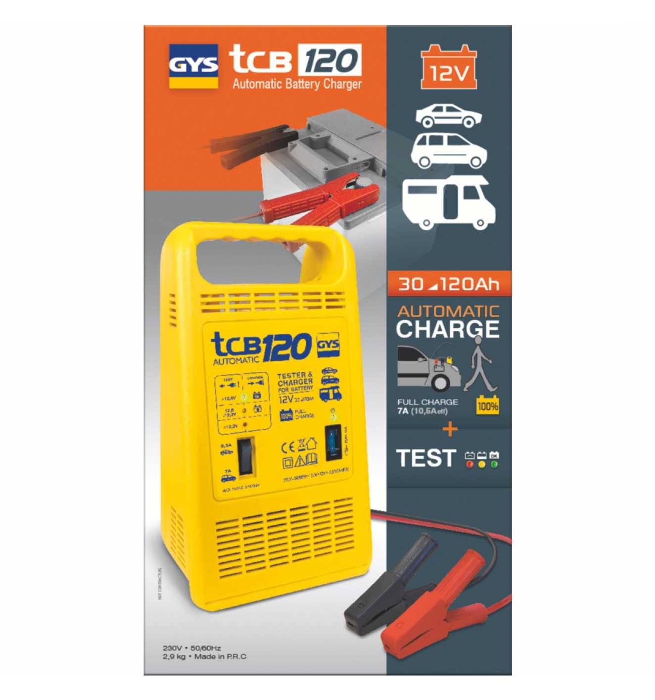 Batterieladegerät TCB 120 12 V 3,5-7 A GYS