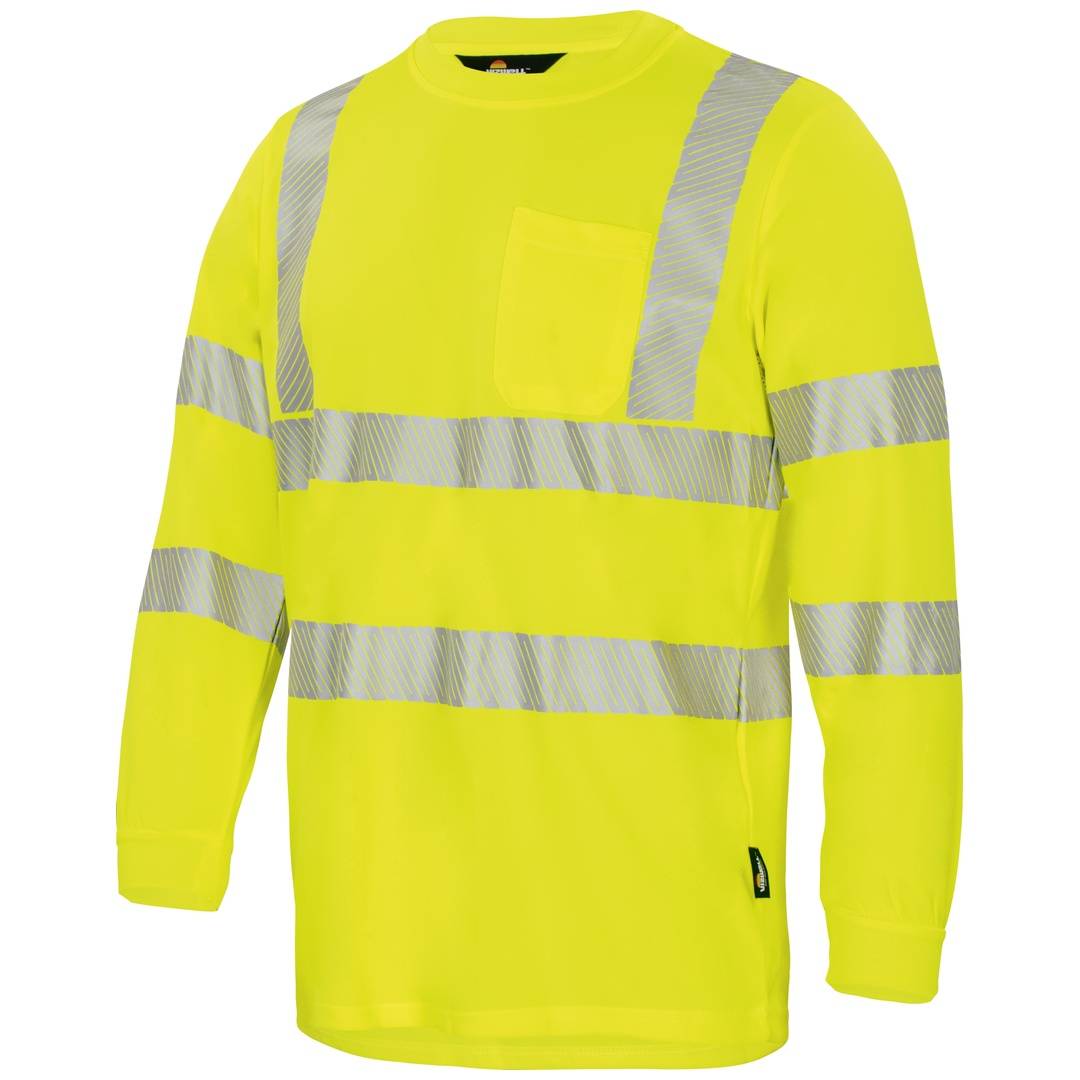 Triuso Vizwell Warnshirt langarm VWTS 21 UV50+ Gr. 4XL gelb