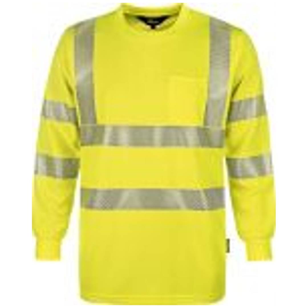 Triuso Vizwell Warnshirt langarm VWTS 21 UV50+ Gr. S gelb