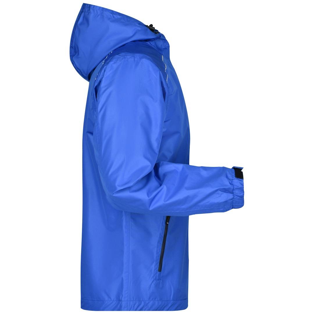 James & Nicholson Sportliche, funktionale Outdoorjacke Herren JN1118 Gr. S royal/navy