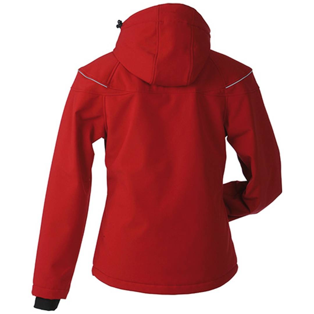 James & Nicholson Wintersoftshelljacke Damen JN1001 Gr. L rot