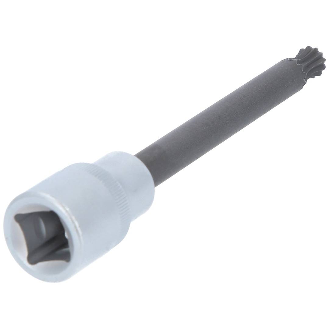 KS Tools 1/2 Spezial-Bit-Stecknuss für Vielzahn-Schrauben am Ansaugkrümmer mit Kugelkopf, 10 mm