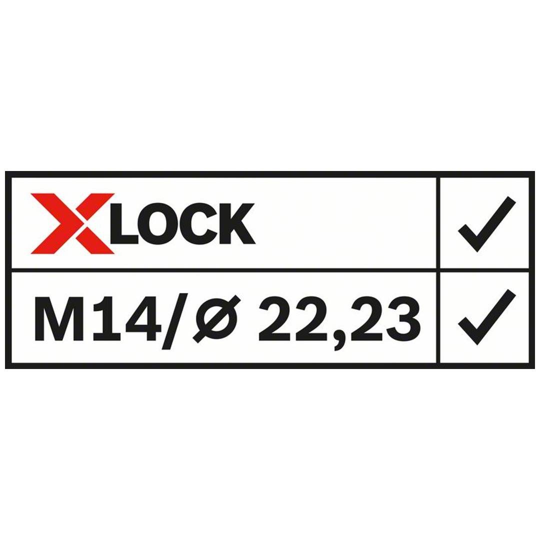 Bosch X-LOCK Trennscheibe Standard for Universal 115 x 22,23 x 1,6 x 10, 2-teilig - 2608615246