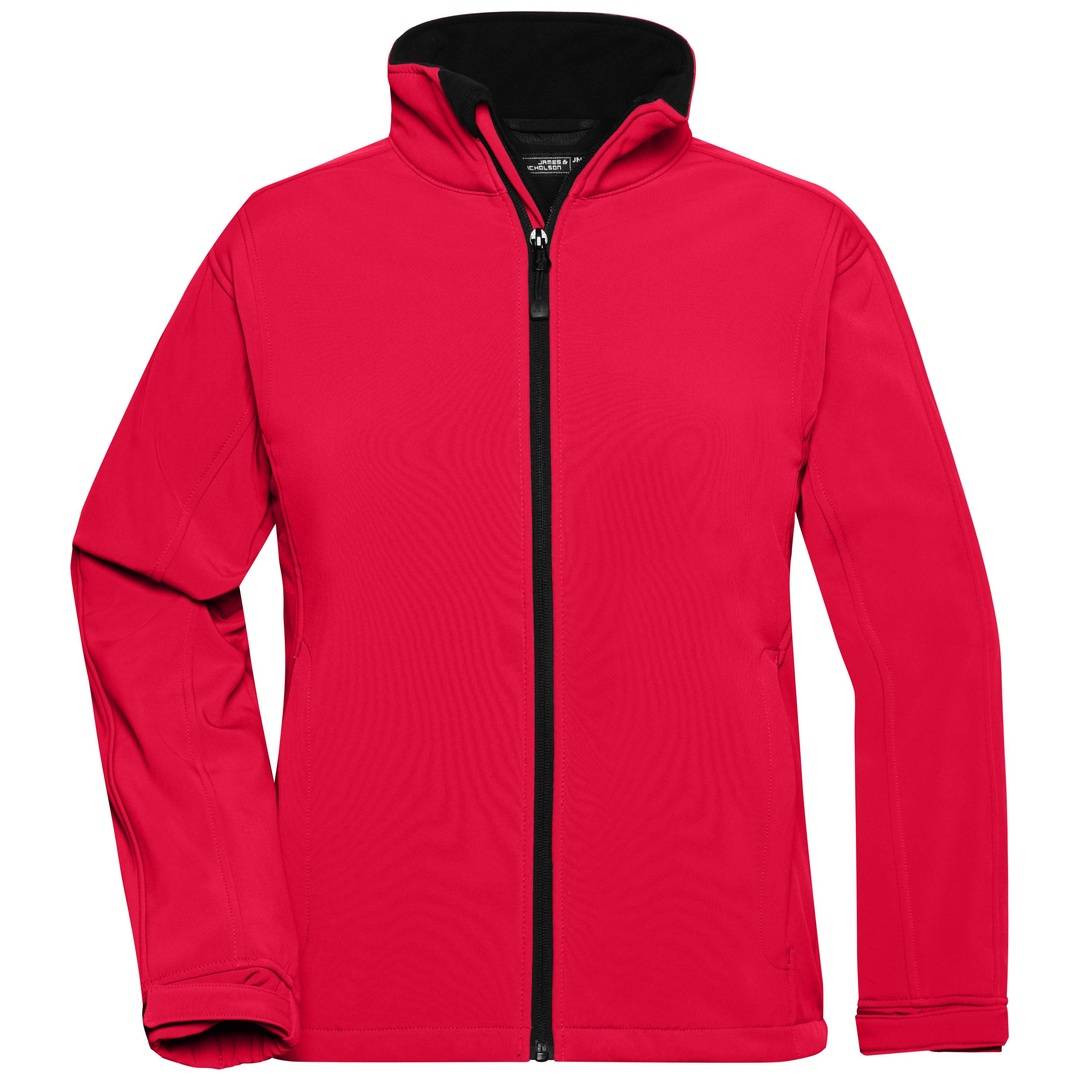 James & Nicholson Softshelljacke Damen JN137 Gr. XL rot