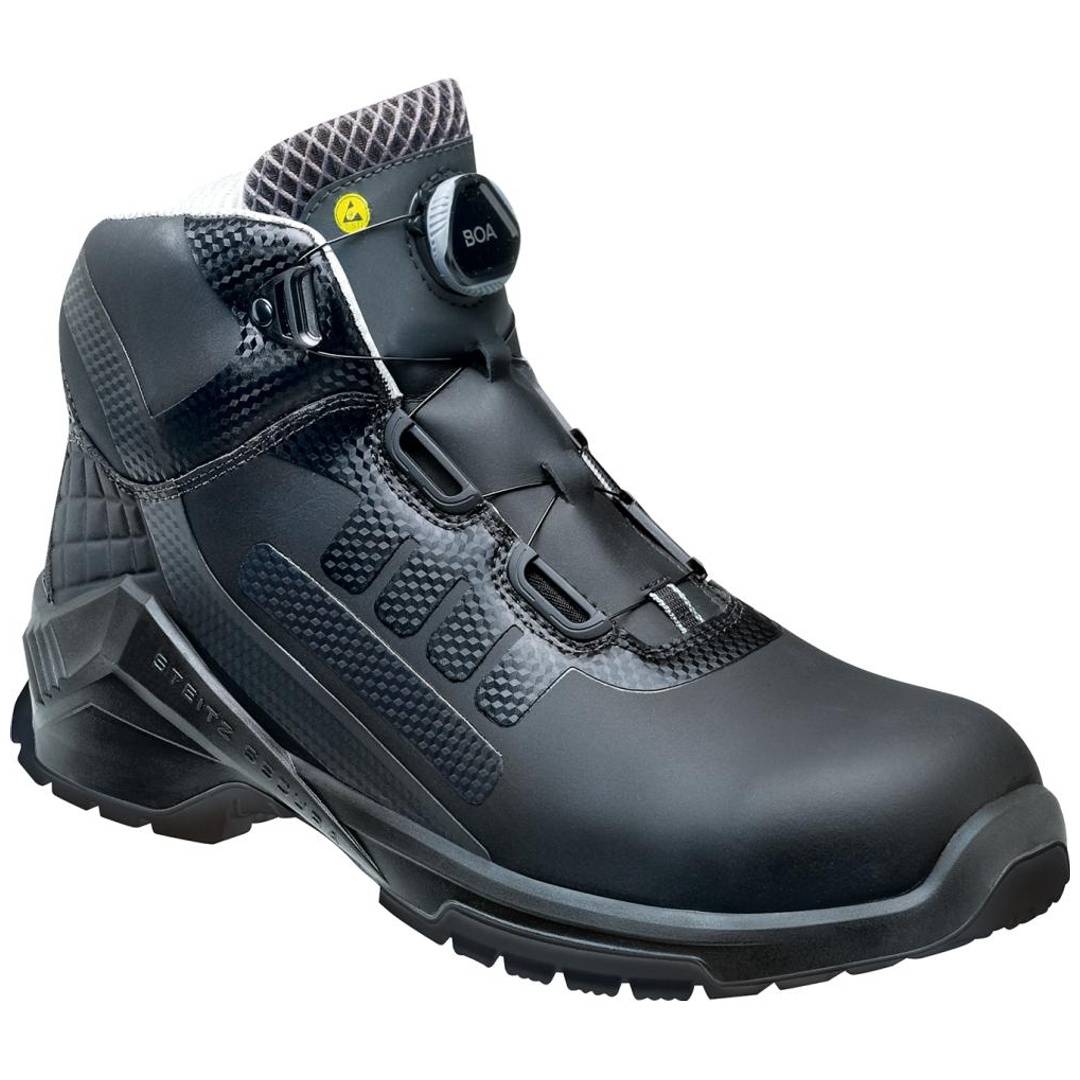 Steitz Secura Sicherheitsstiefel VD Pro 3800 Boa SF S3 ESD SRC DGUV Gr.43 schwarz