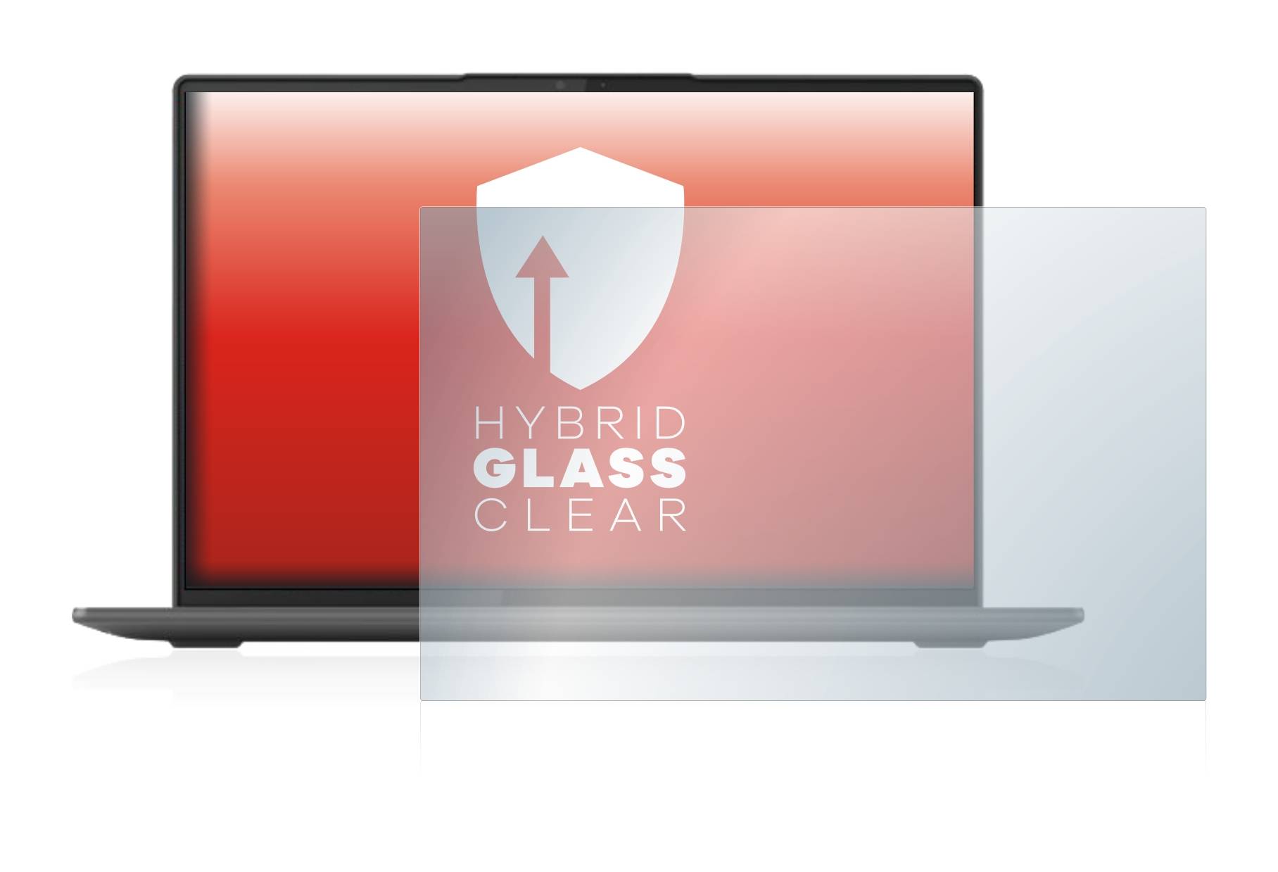 upscreen Hybrid Glass Clear Premium Schutzglas Folie für Lenovo Yoga Slim 7 ProX