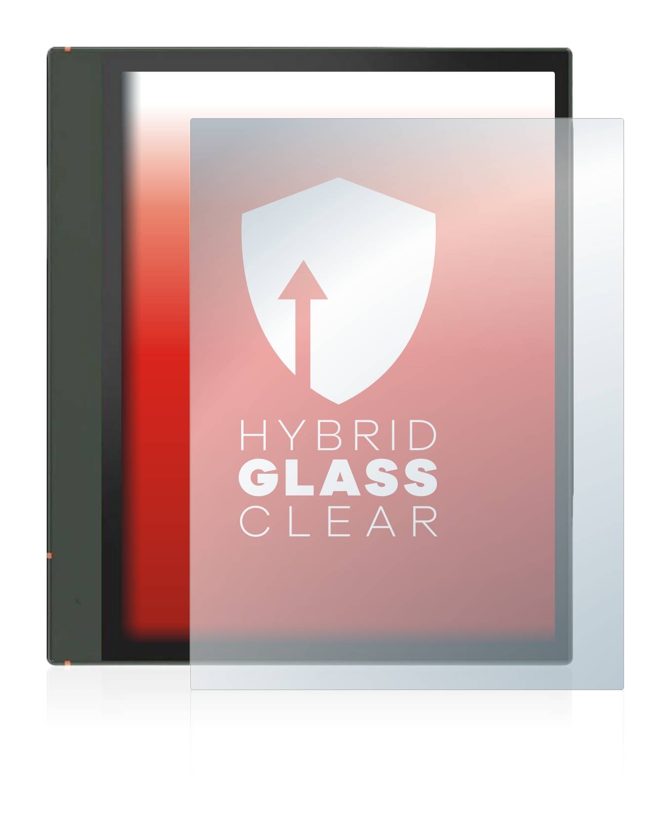 upscreen Hybrid Glass Clear Premium Schutzglas Folie für Onyx Boox Note Air 2