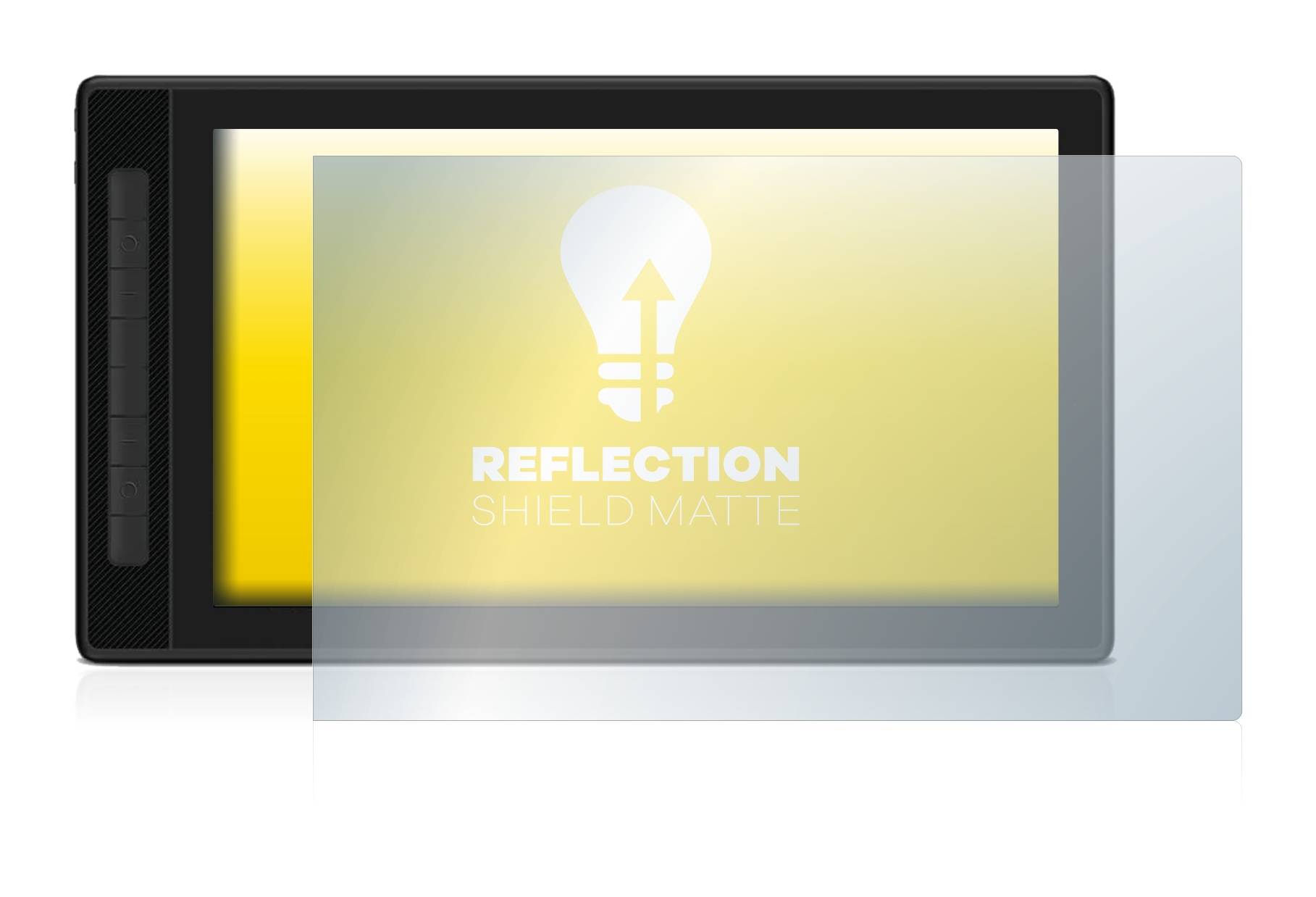 upscreen Schutzfolie für Huion Kamvas Pro 16 (2.5K) Folie Matt Entspiegelt Anti-Reflex