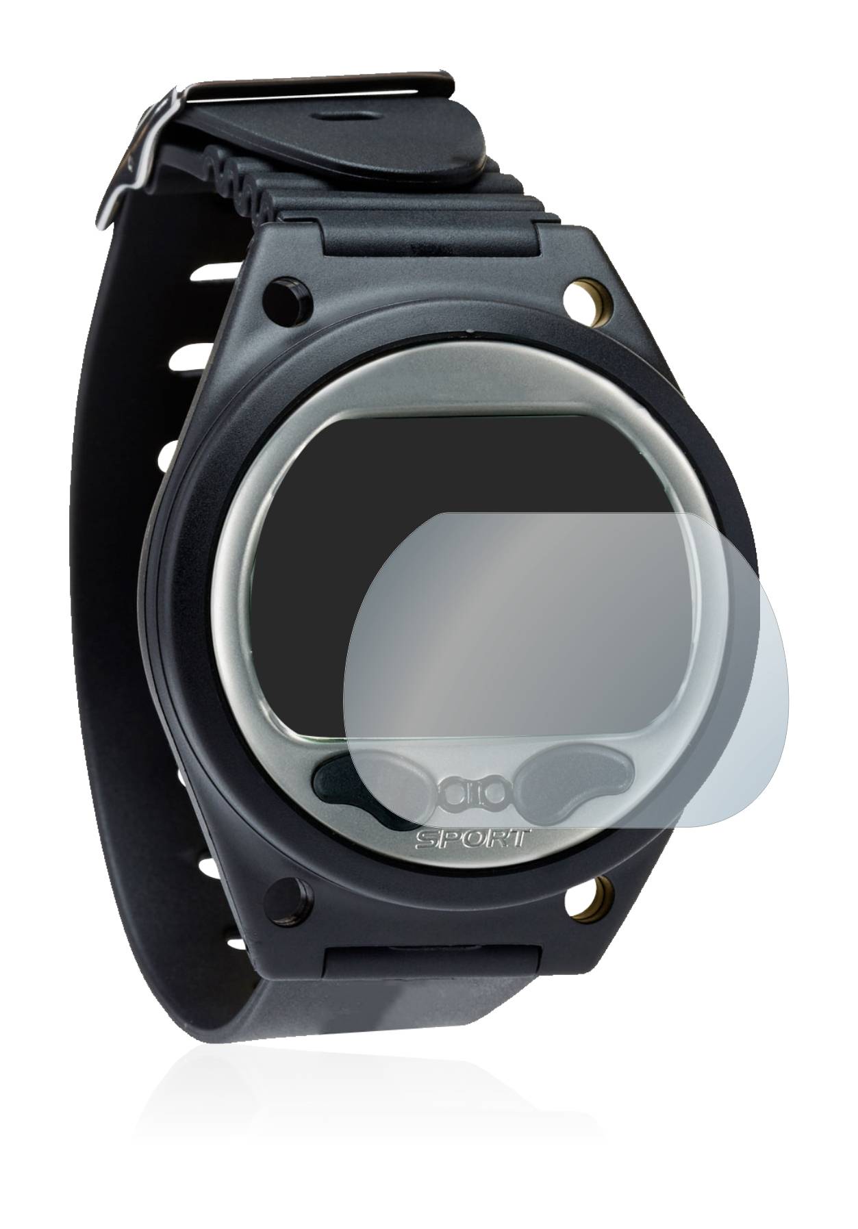 upscreen Hybrid Glass Matte Premium Schutzglas Folie für SCUBAPRO Aladin Sport