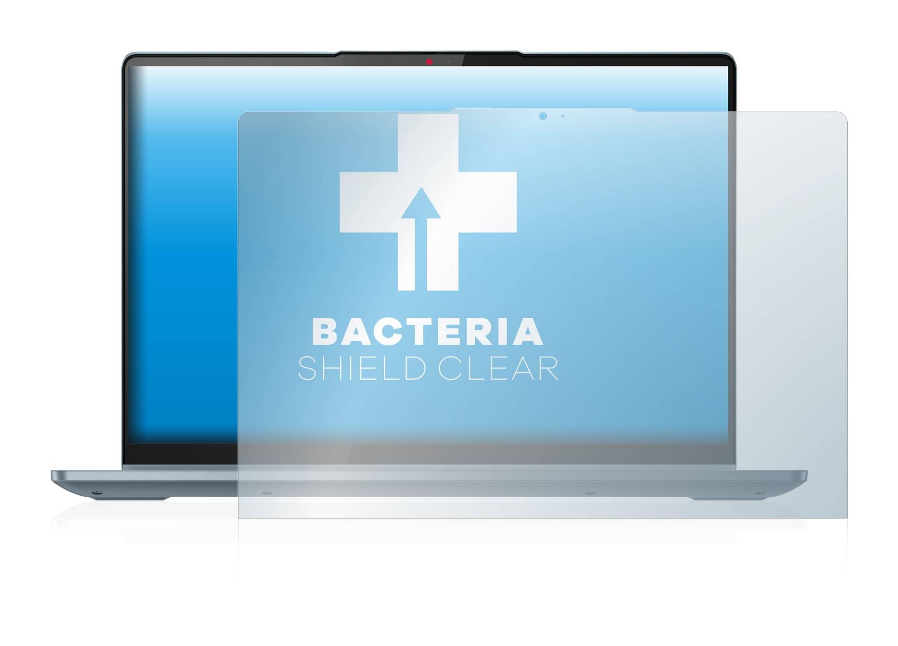 upscreen Bacteria Shield Clear Premium Antibakterielle Displayschutzfolie für Lenovo IdeaPad
