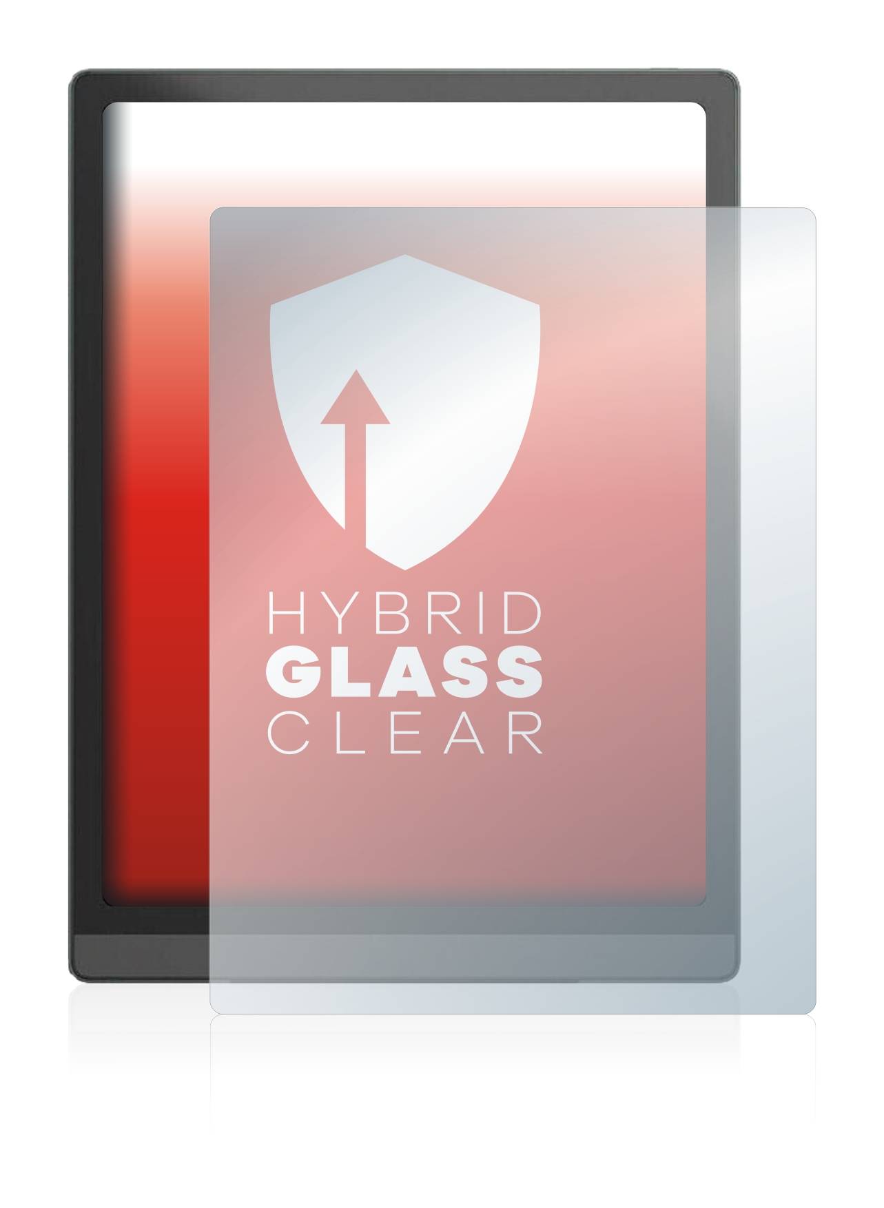 upscreen Hybrid Glass Clear Premium Schutzglas Folie für Onyx Boox Tab