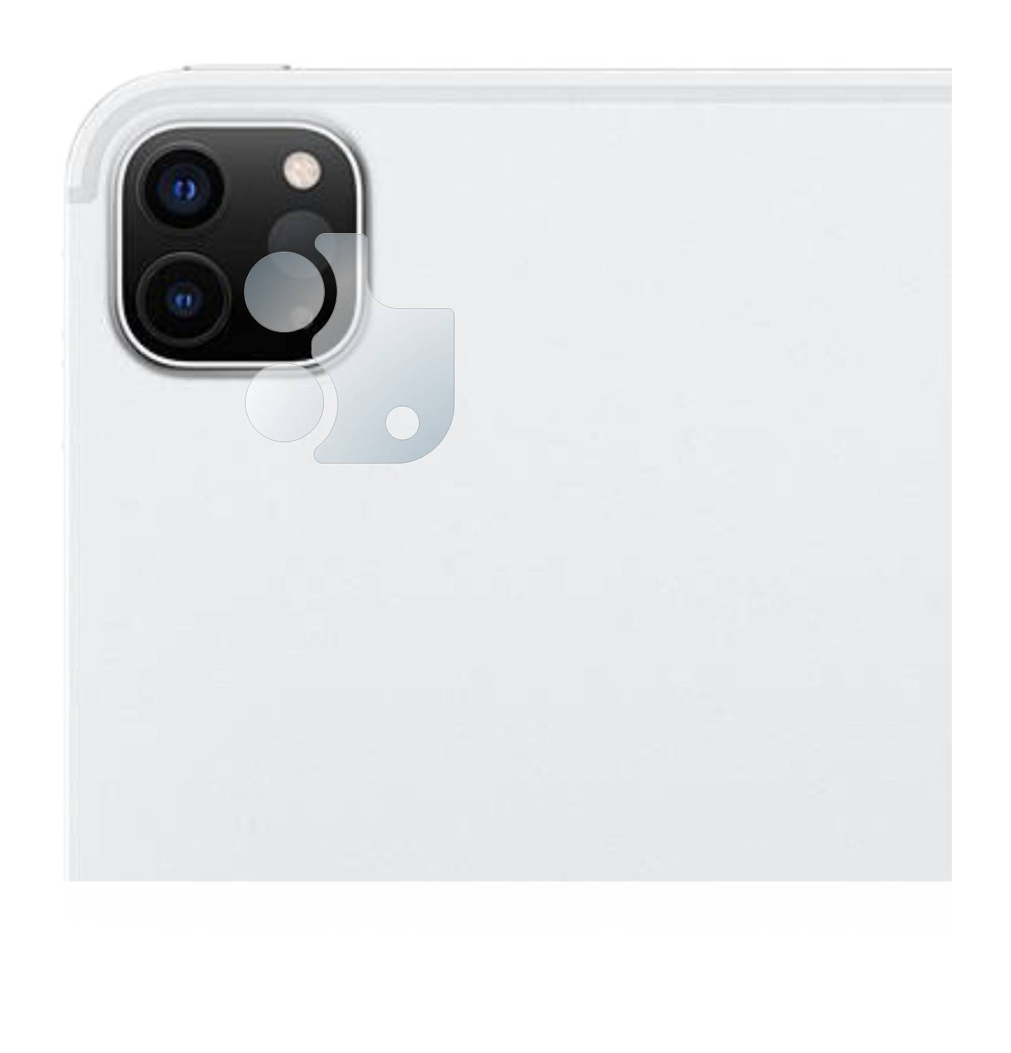 BROTECT AirGlass Flexible Schutz Glas Folie für Apple iPad Pro 12.9" 2022 (NUR Kameraschutz) Klar Transparent