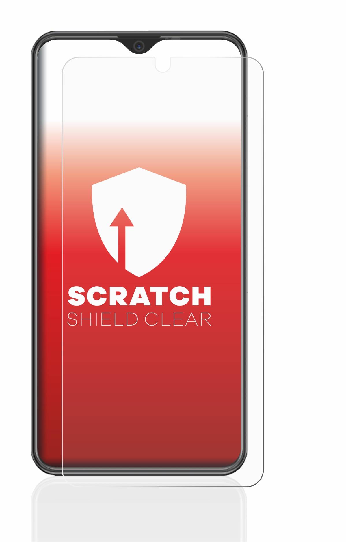 upscreen Schutzfolie für Beafon M6s plus premium Kratzschutz Anti-Fingerprint Klar