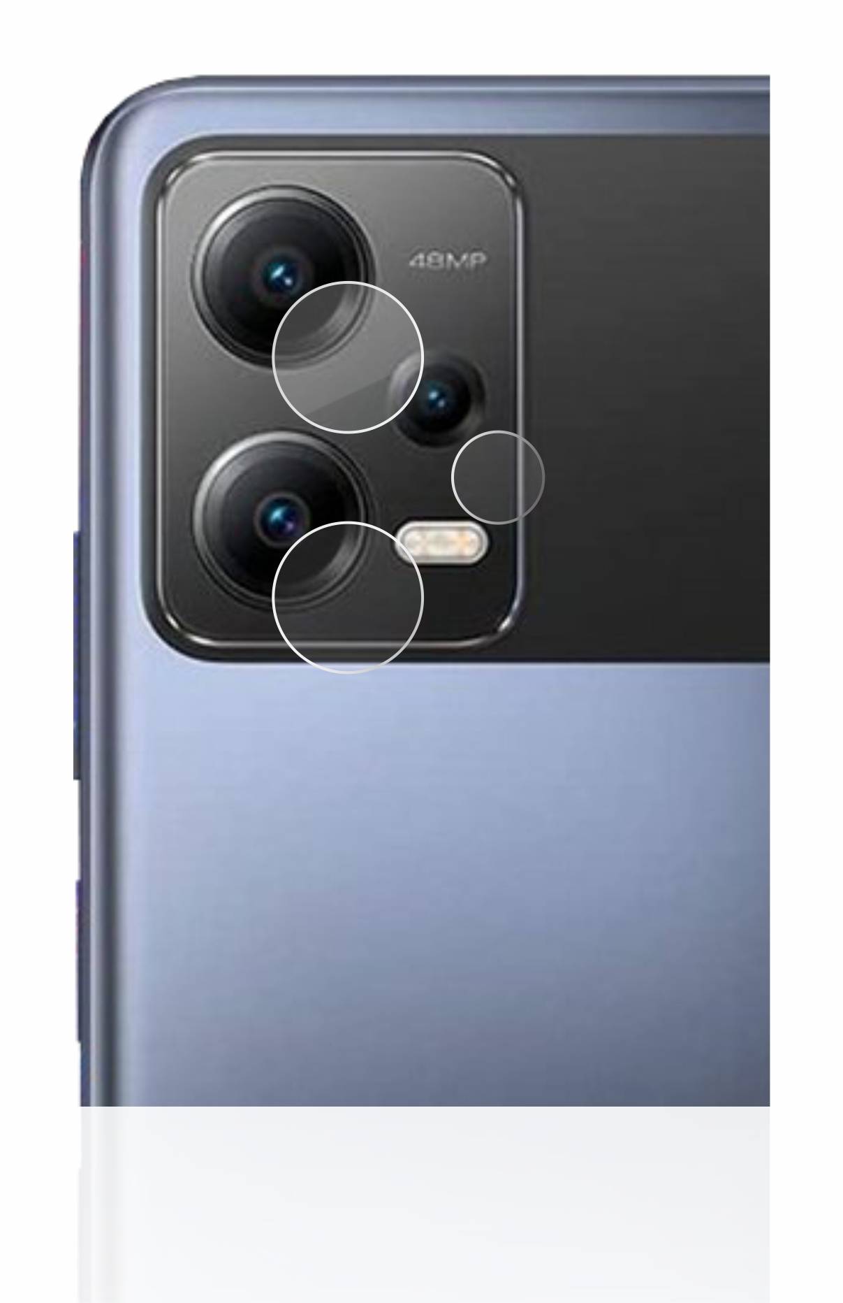 BROTECT AirGlass Flexible Schutz Glas Folie für Xiaomi Poco X5 (NUR Kameraschutz) Klar Transparent