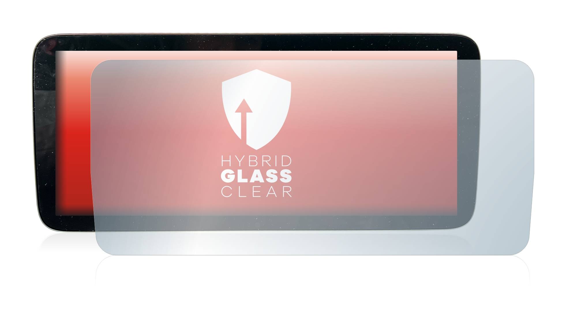 upscreen Flexible Schutz Glas Folie für Mercedes-Benz V-Klasse Avantgarde Edition V 300 d Schutzglas 9H Hybridglas Klar