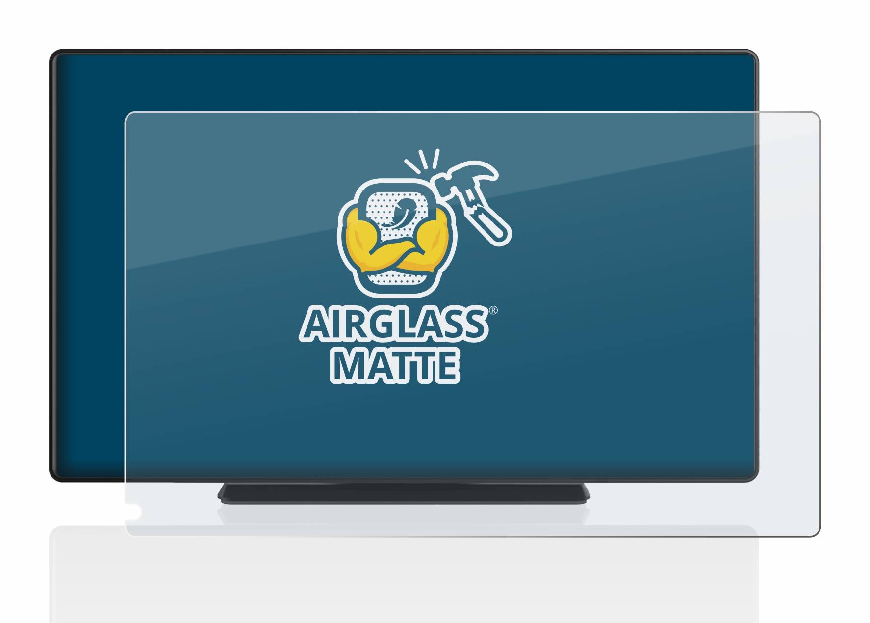 BROTECT AirGlass Flexible Schutz Glas Folie für Carpuride W901 9" Matt Entspiegelt