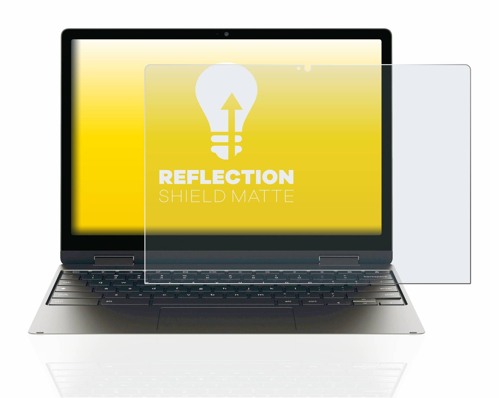upscreen Reflection Shield Matte Premium Displayschutzfolie für Samsung Galaxy Chromebook 2