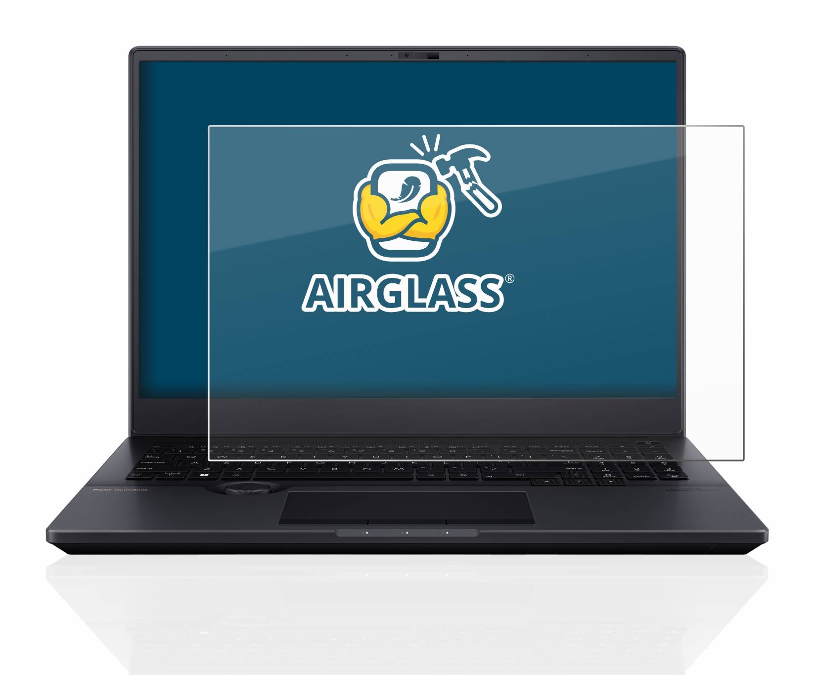 BROTECT AirGlass Flexible Schutz Glas Folie für ASUS ProArt StudioBook 16 OLED Klar Transparent