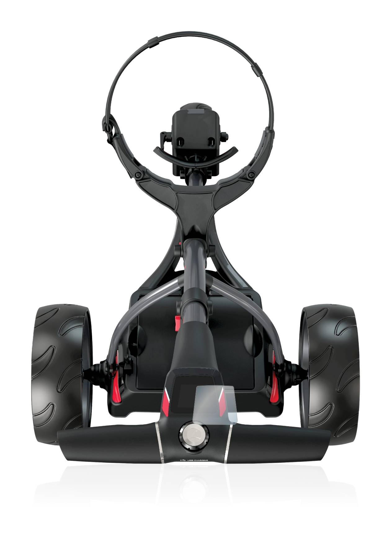 upscreen Hybrid Glass Matte Premium Schutzglas Folie für Motocaddy S1 Electric