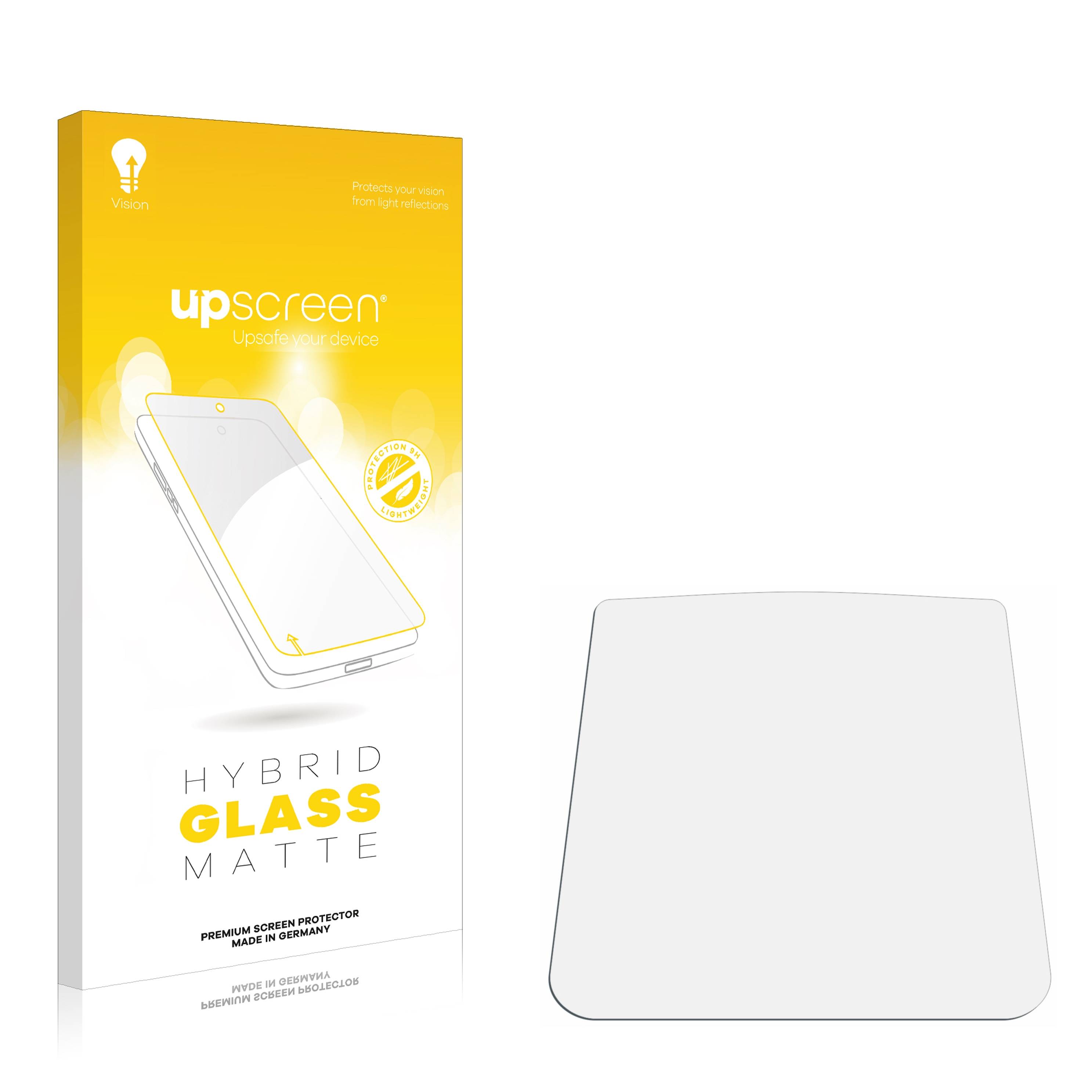 upscreen Hybrid Glass Matte Premium Schutzglas Folie für Motocaddy S1 Electric