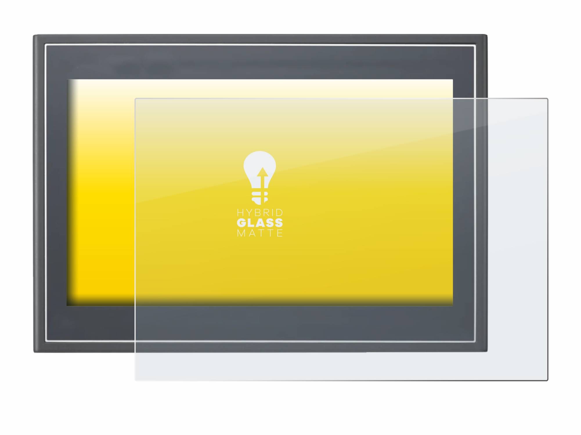 upscreen Hybrid Glass Matte Premium Schutzglas Folie für Delta