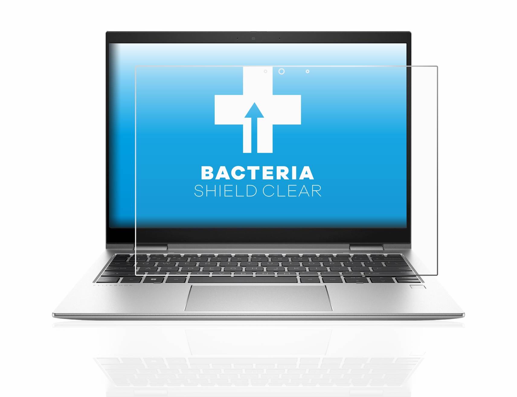 upscreen Bacteria Shield Clear Premium Antibakterielle Displayschutzfolie für HP EliteBook