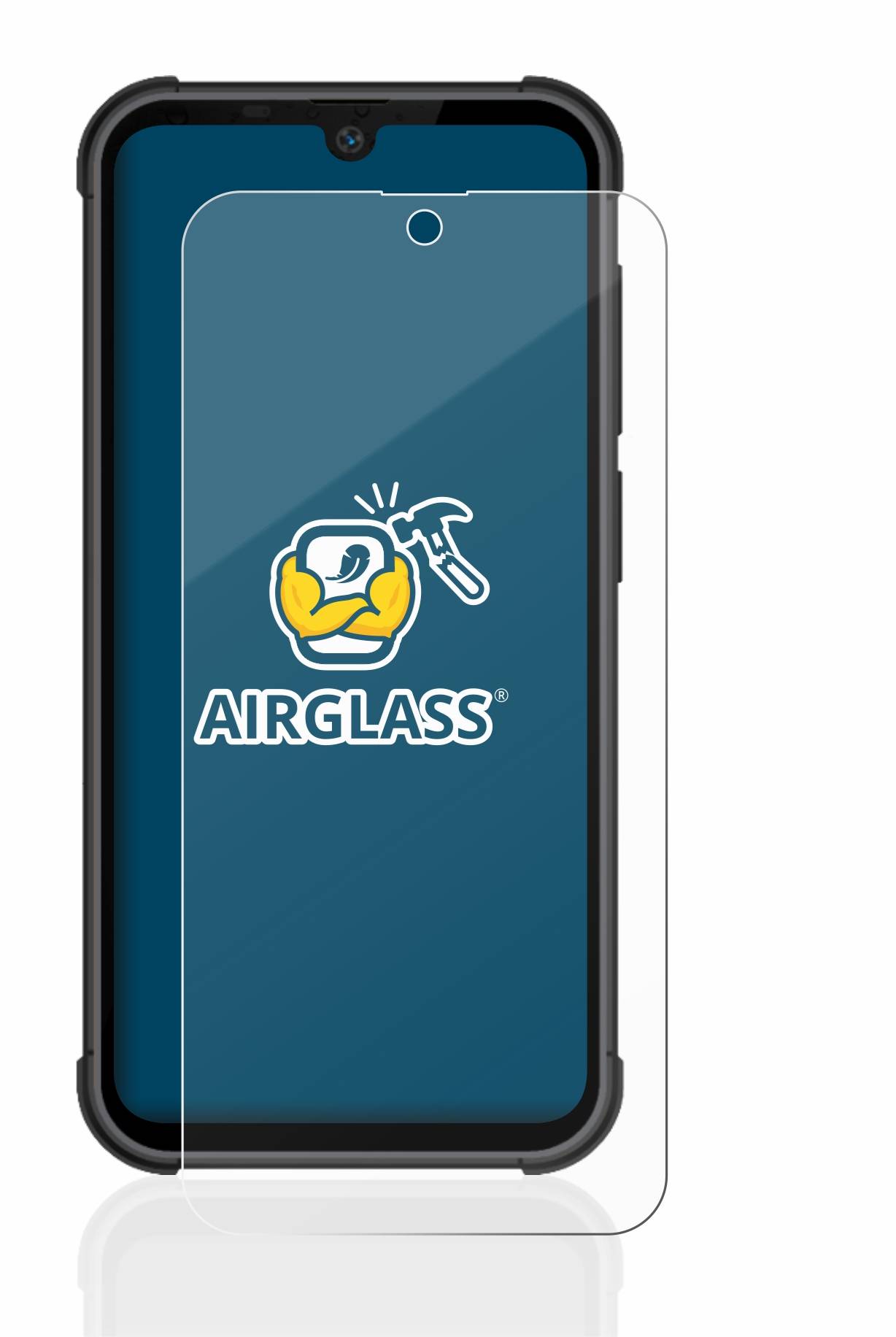 BROTECT AirGlass Flexible Schutz Glas Folie für Beafon MX1 premium Klar Transparent