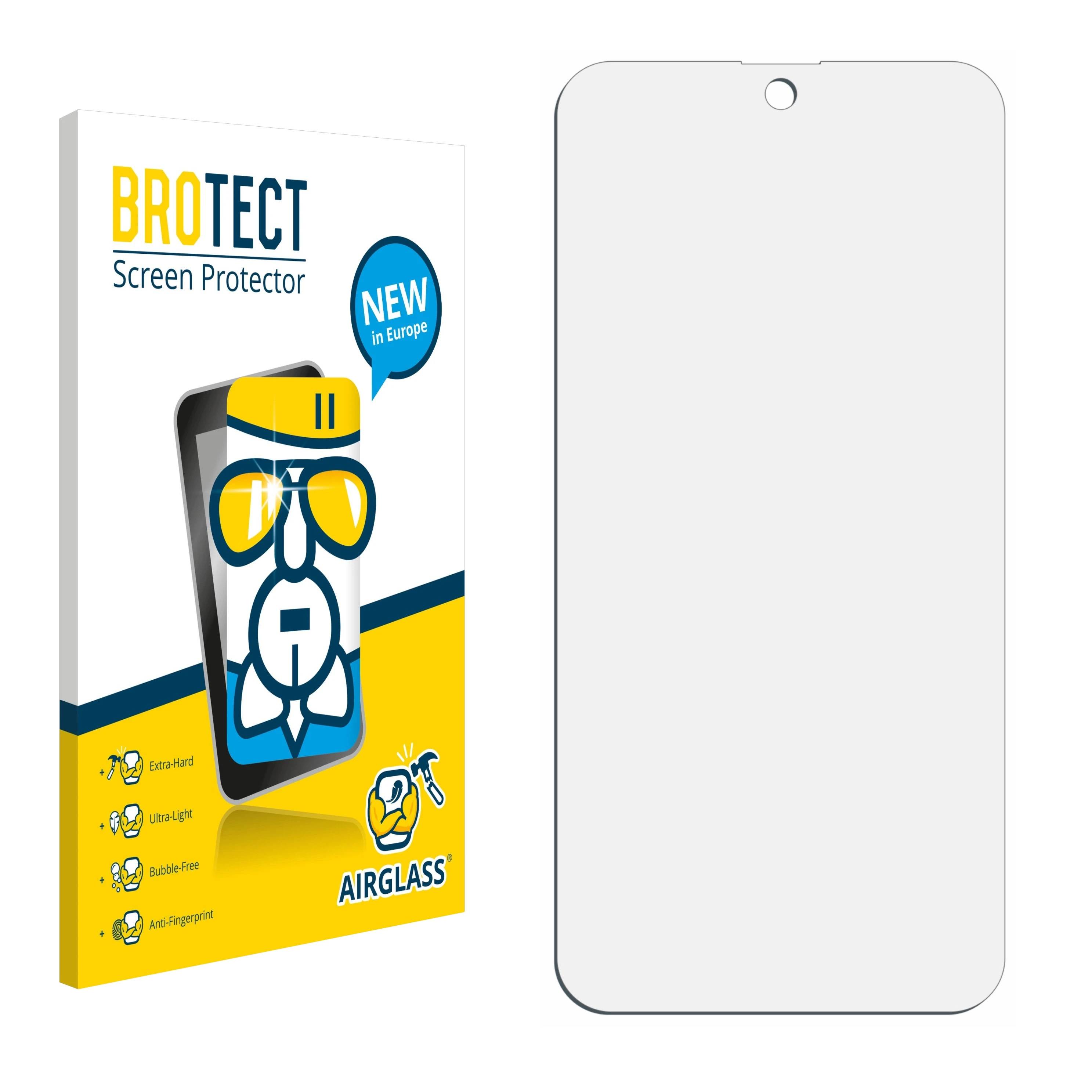 BROTECT AirGlass Flexible Schutz Glas Folie für Beafon MX1 premium Klar Transparent