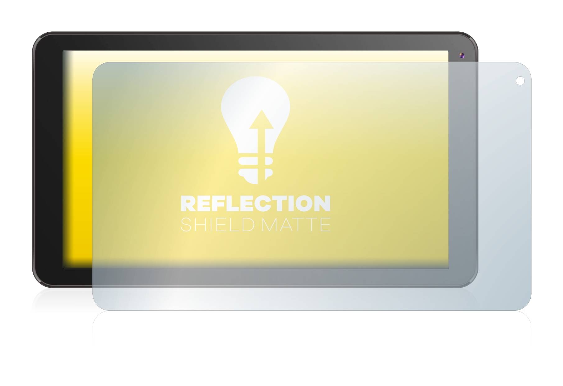 upscreen Reflection Shield Matte Premium Displayschutzfolie für Logicom La Tab
