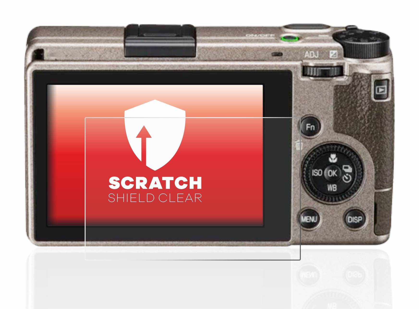 upscreen Scratch Shield Clear Premium Displayschutzfolie für Ricoh GR III Diary