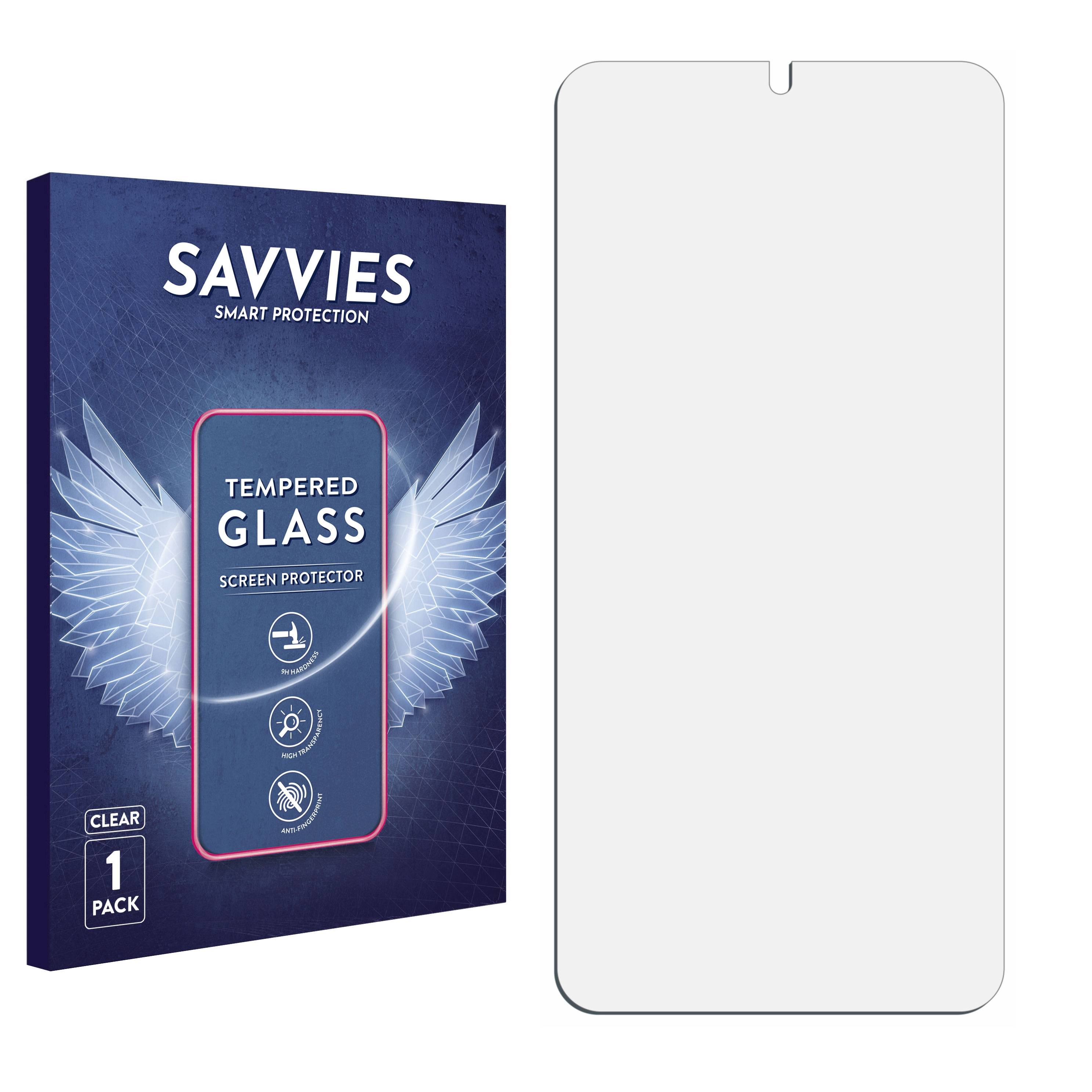 Savvies Schutzglas für Samsung Galaxy S23 Plus Echtglas 9H-Härte klar