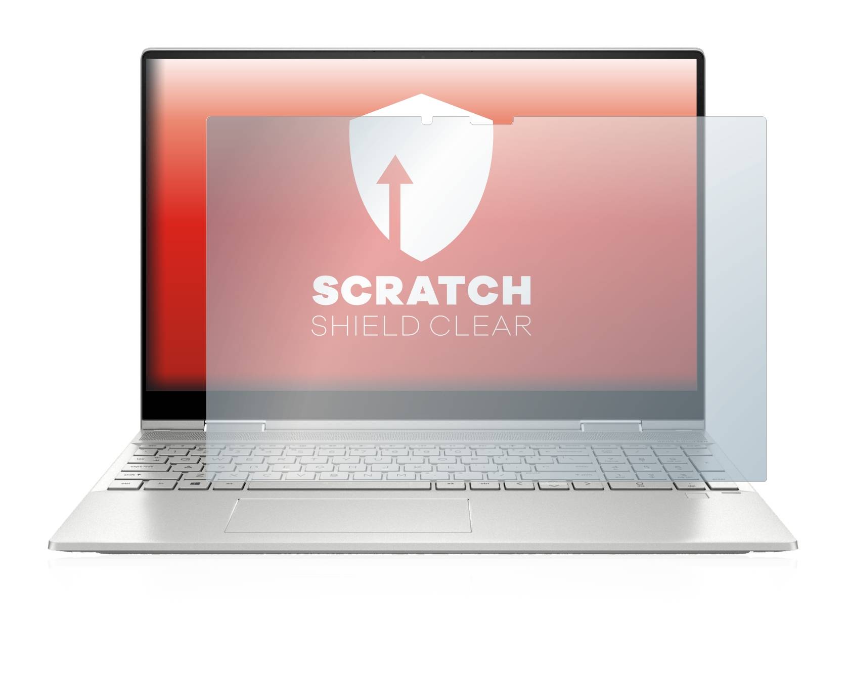 upscreen Scratch Shield Clear Premium Displayschutzfolie für HP Envy x360 2-in-1