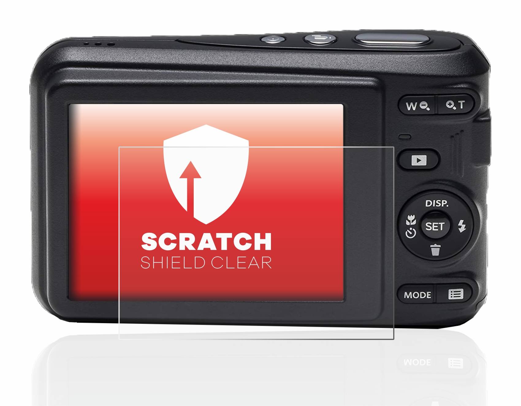 upscreen Scratch Shield Clear Premium Displayschutzfolie für Kodak Pixpro