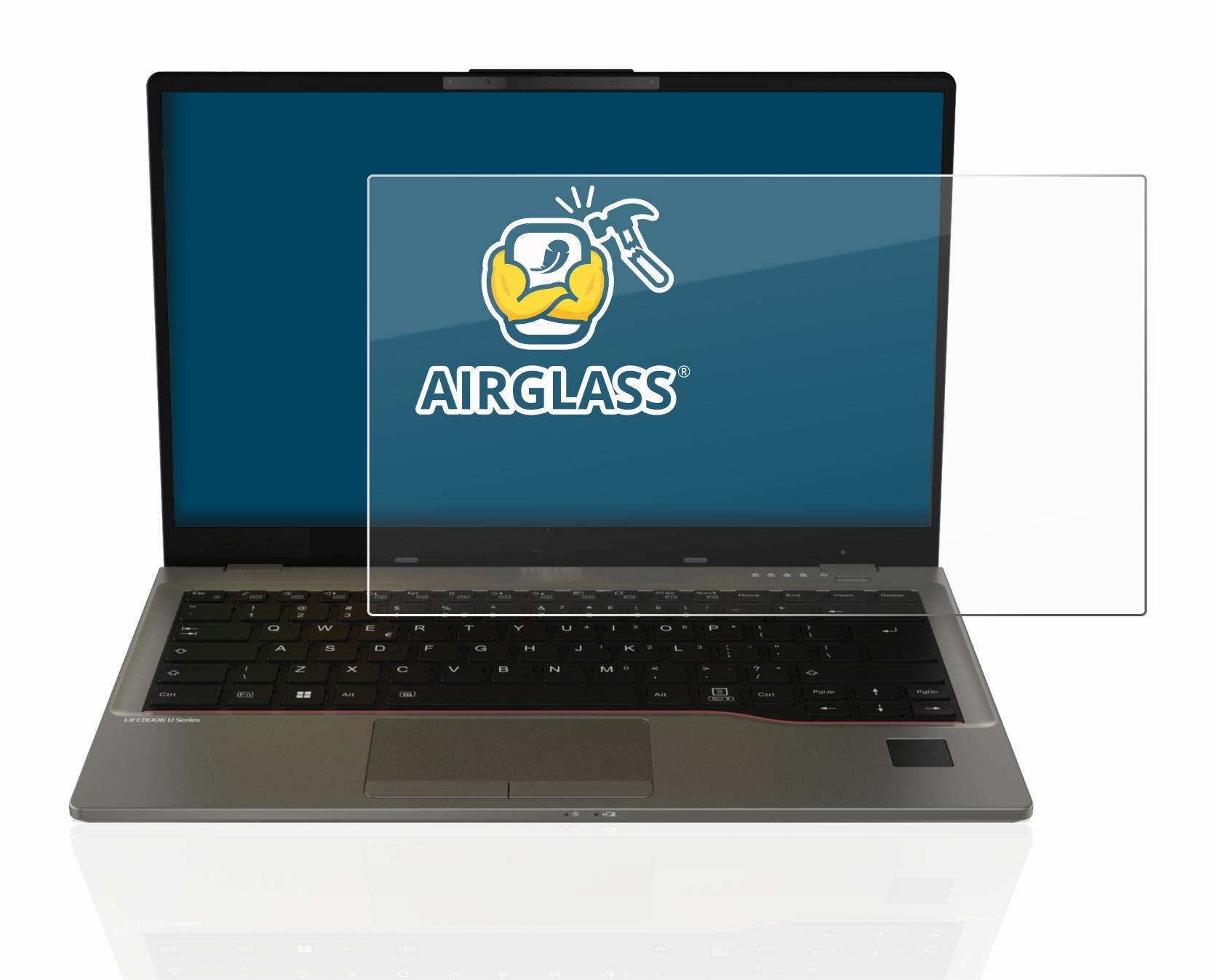 BROTECT AirGlass Schutzglas Folie für Fujitsu Lifebook