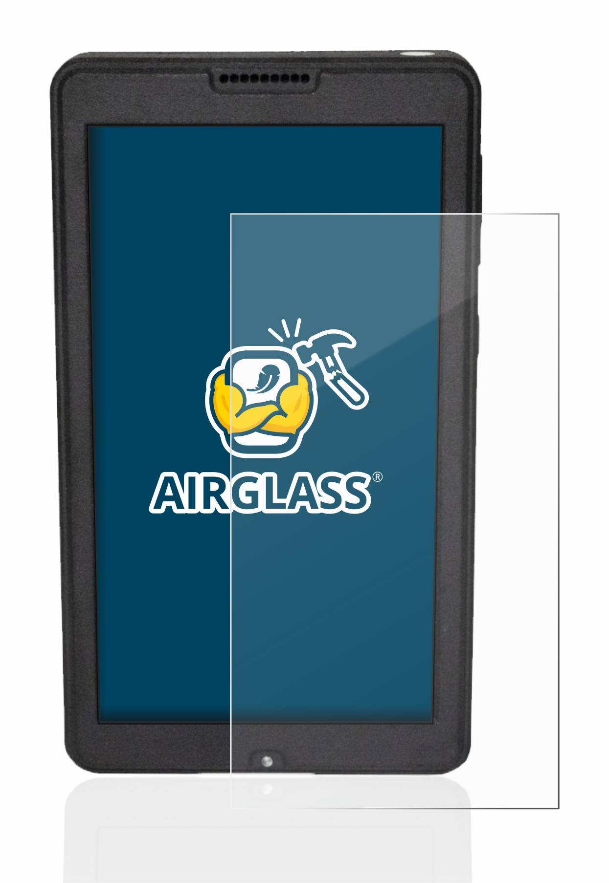 BROTECT AirGlass Flexible Schutz Glas Folie für Naviter Oudie N 5.5" Klar Transparent
